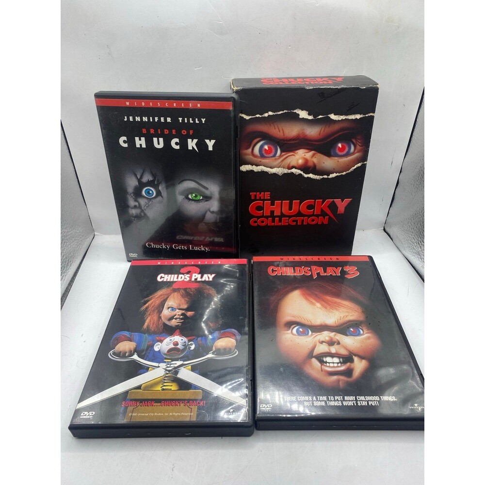 The Chucky Collection (DVD, 2003, 3-Disc Set) horror Halloween